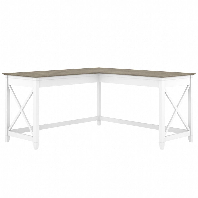 Bureau d'angle en L de 60 W pour bureau à domicile