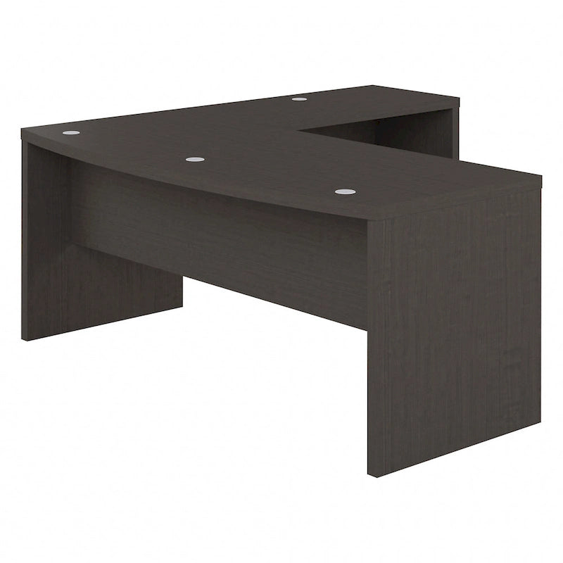 Bureau en L à façade incurvée 72W