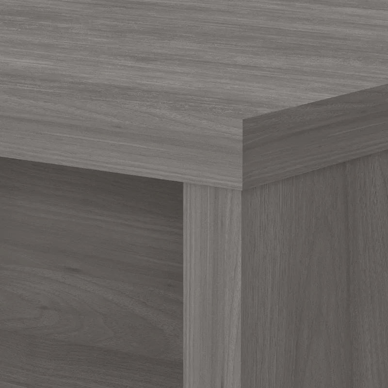 Bureau en L à façade incurvée 72W
