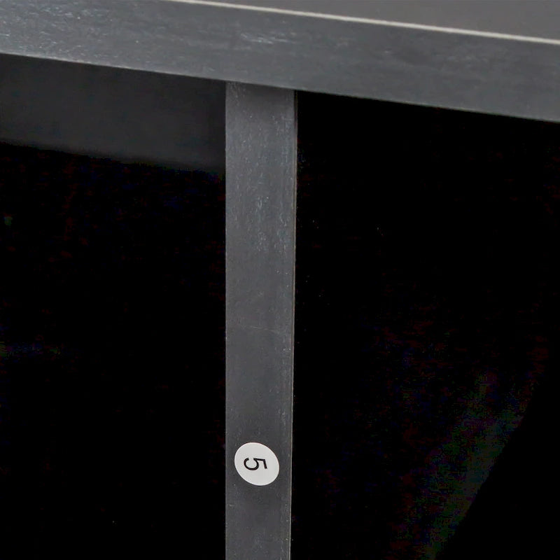 Meuble TV 70" avec rangement ouvert et tiroirs pour salon
