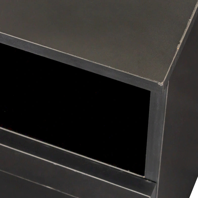 Meuble TV 70" avec rangement ouvert et tiroirs pour salon