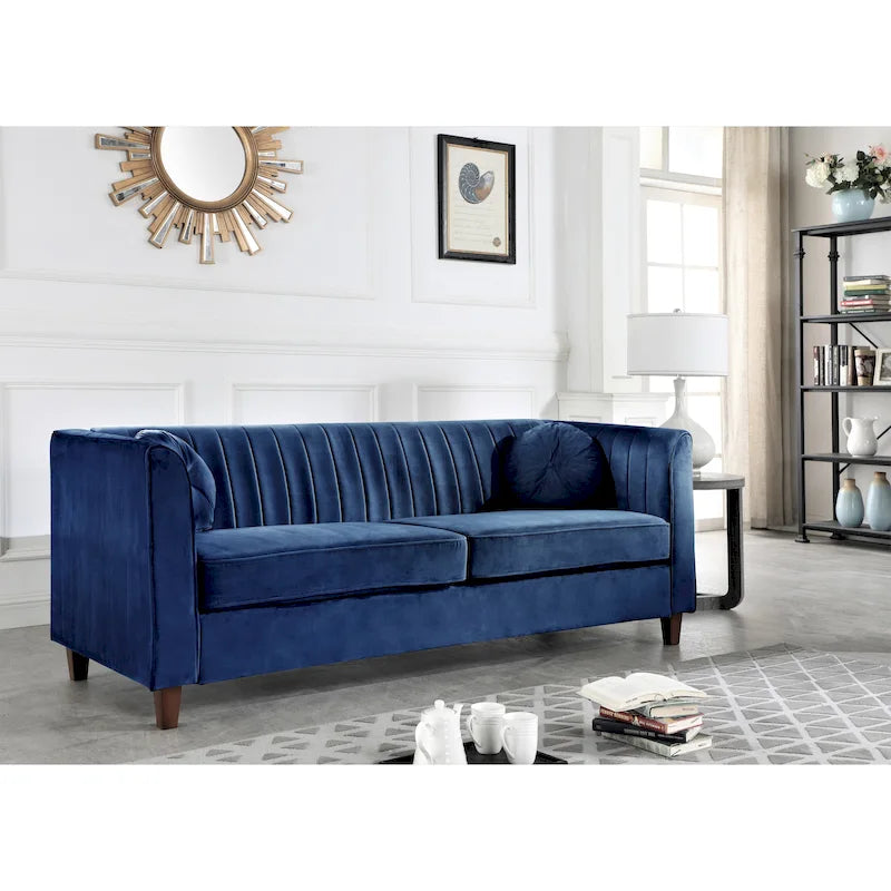 Canapé Chesterfield en velours