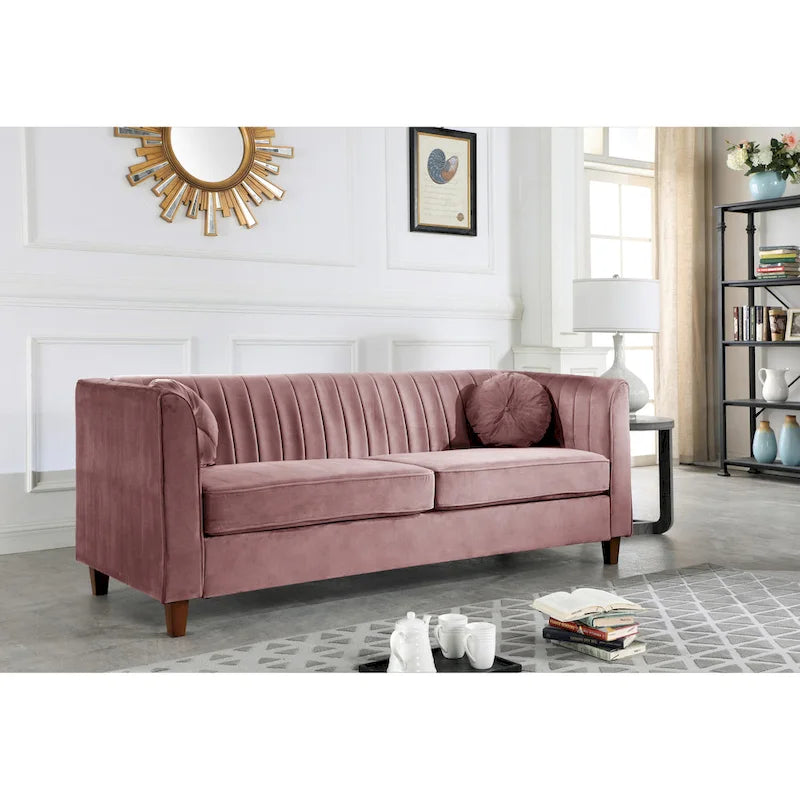 Canapé Chesterfield en velours