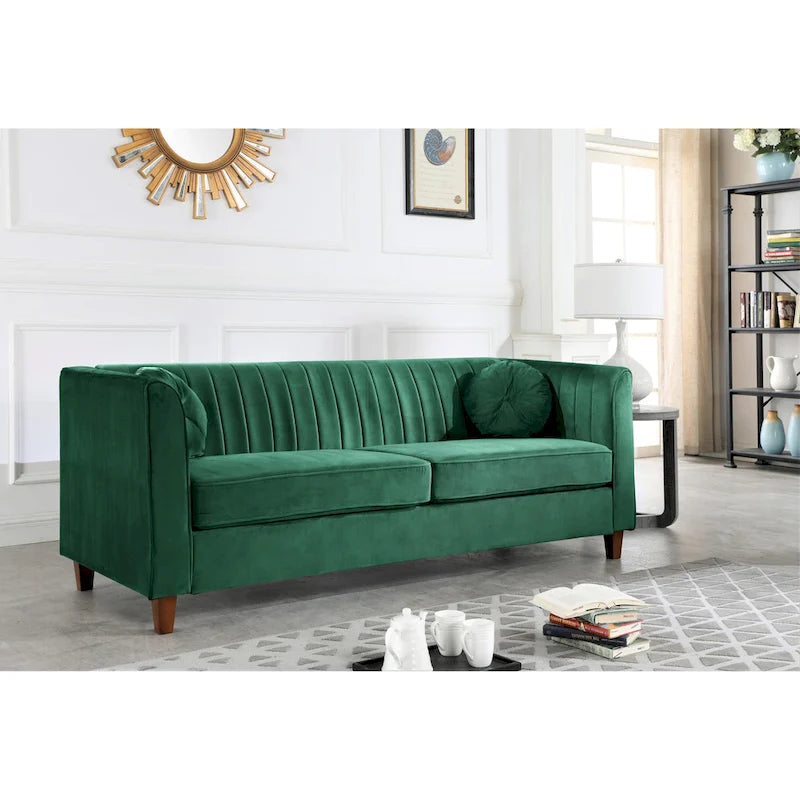 Canapé Chesterfield en velours