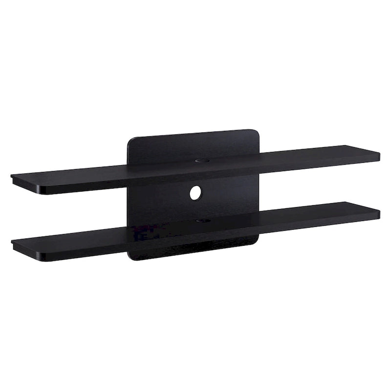 Étagères murales modernes de 152 cm pour console TV à 2 niveaux