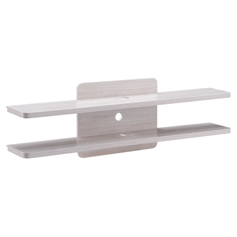 Étagères murales modernes de 152 cm pour console TV à 2 niveaux