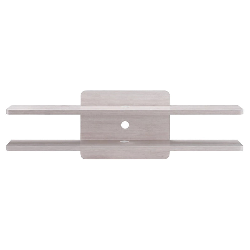 Étagères murales modernes de 152 cm pour console TV à 2 niveaux
