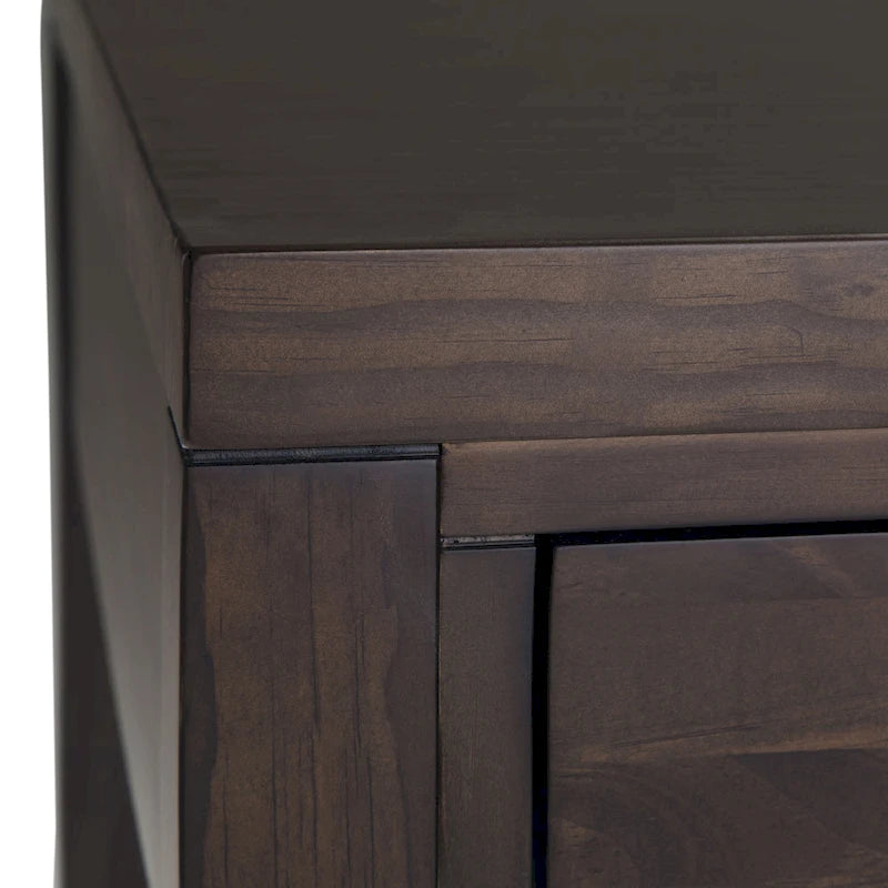 Bureau contemporain en bois massif de 152 cm de large