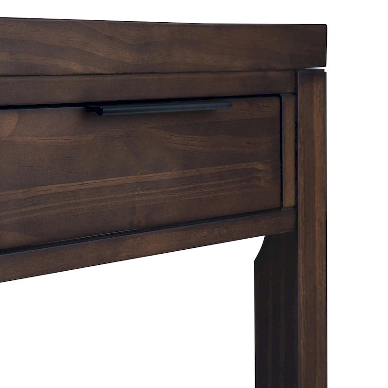 Bureau contemporain en bois massif de 152 cm de large