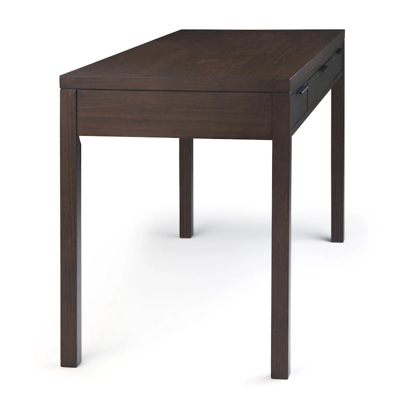 Bureau contemporain en bois massif de 152 cm de large
