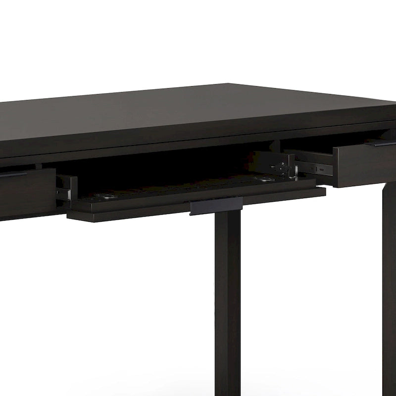 Bureau contemporain en bois massif de 152 cm de large