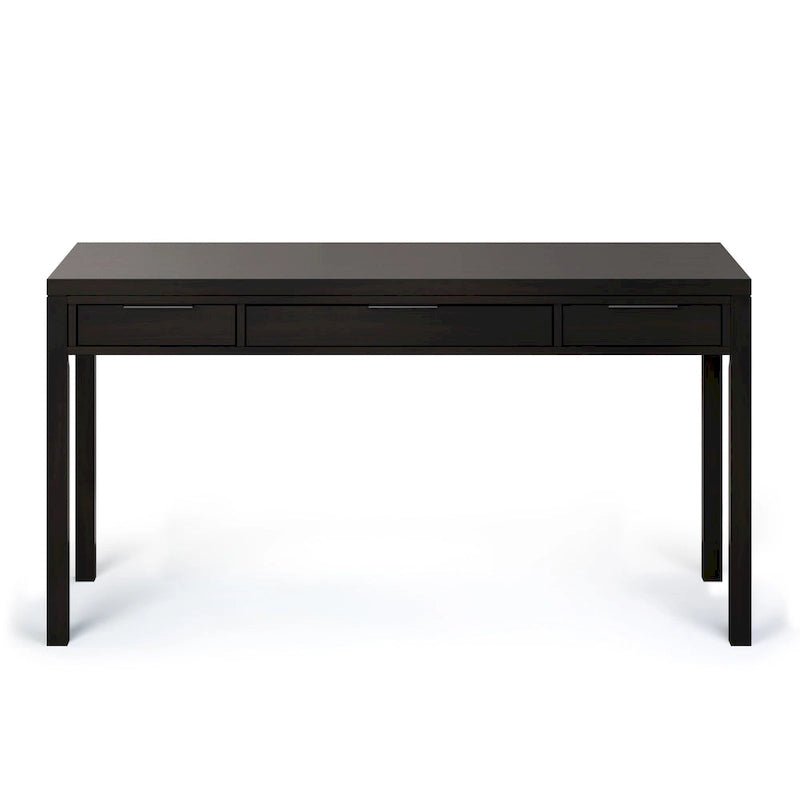 Bureau contemporain en bois massif de 152 cm de large