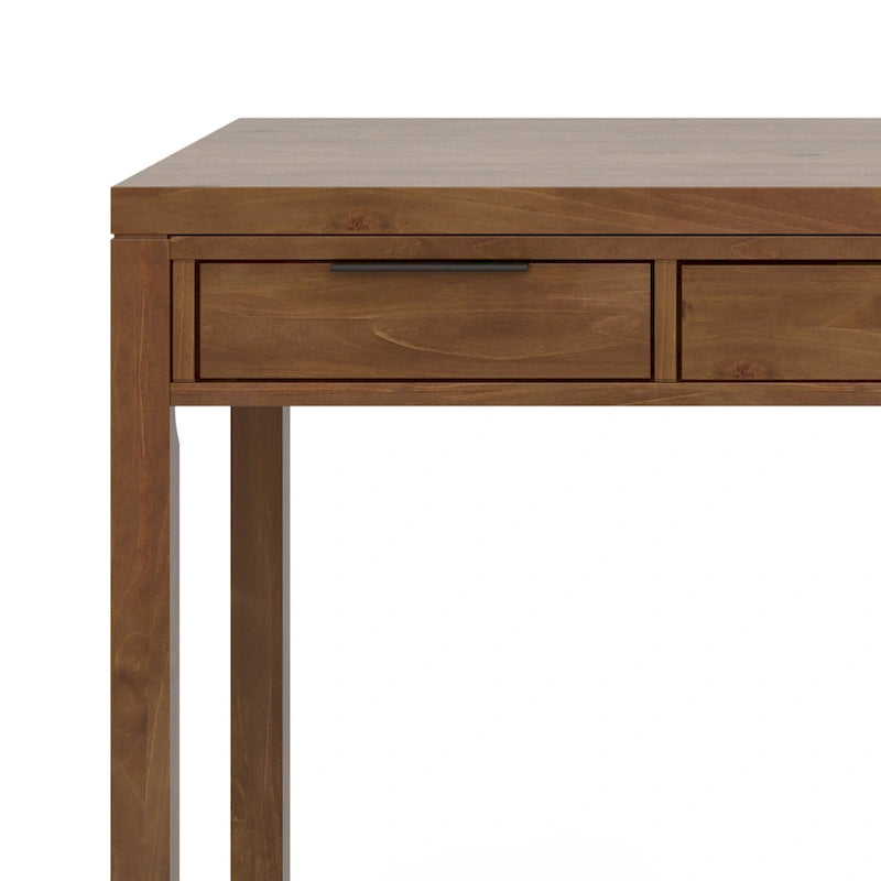 Bureau contemporain en bois massif de 152 cm de large