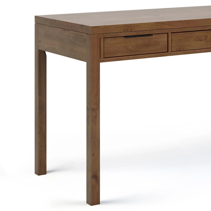 Bureau contemporain en bois massif de 152 cm de large