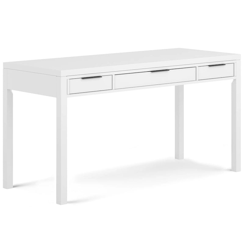 Bureau contemporain en bois massif de 152 cm de large