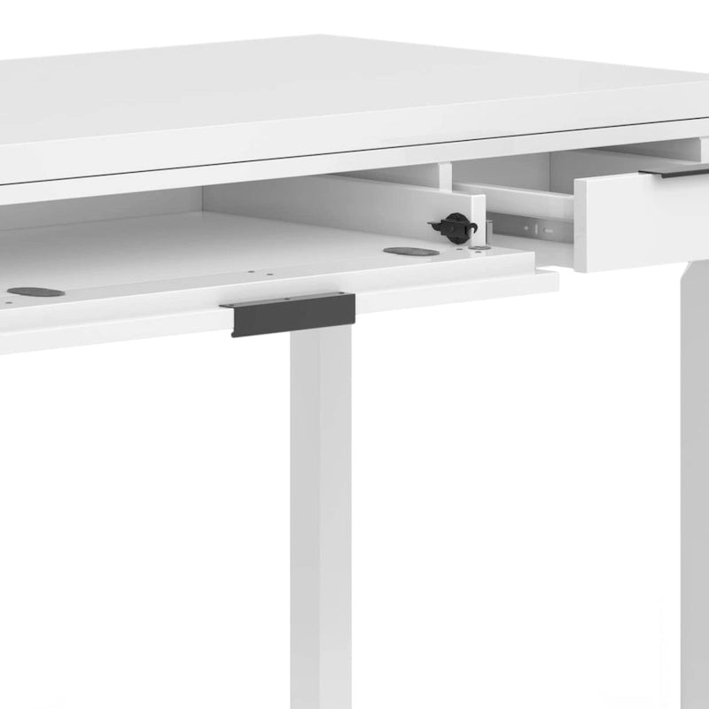 Bureau contemporain en bois massif de 152 cm de large