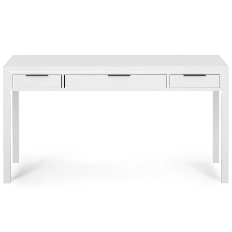 Bureau contemporain en bois massif de 152 cm de large