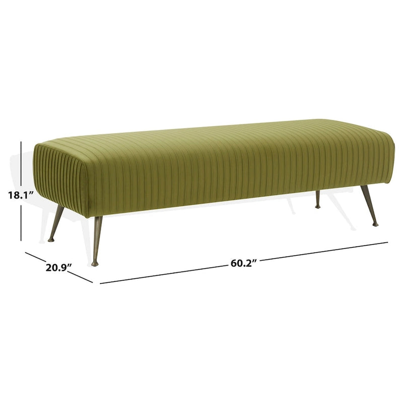 Banc rembourré - 60Wx21Px18H