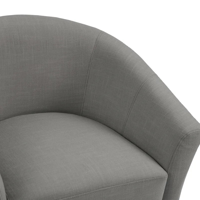 Fauteuil d'appoint moderne rembourré avec pieds en bois