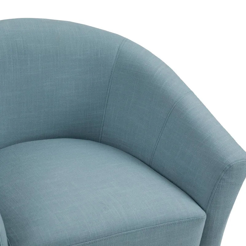Fauteuil d'appoint moderne rembourré avec pieds en bois