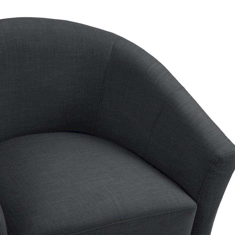 Fauteuil d'appoint moderne rembourré avec pieds en bois