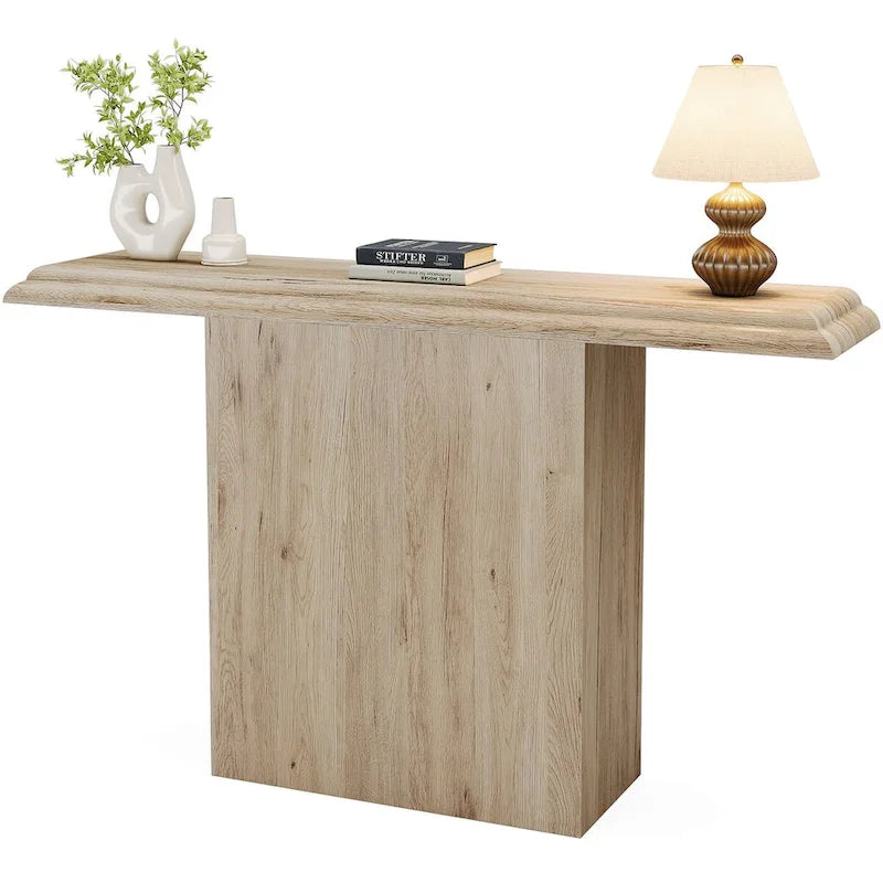 Table d'appoint de 41,33 pouces en bois pour console de canapé dans le couloir, pour entrée