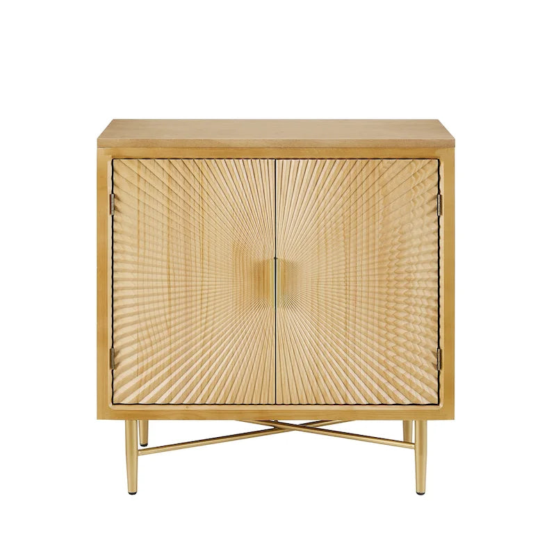 Buffet géométrique sculpté