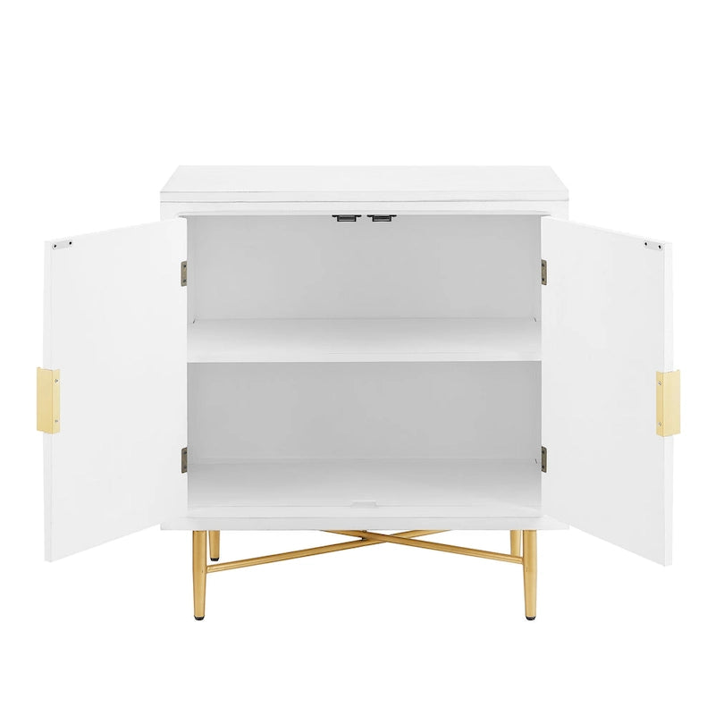 Buffet géométrique sculpté
