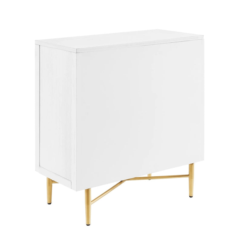 Buffet géométrique sculpté