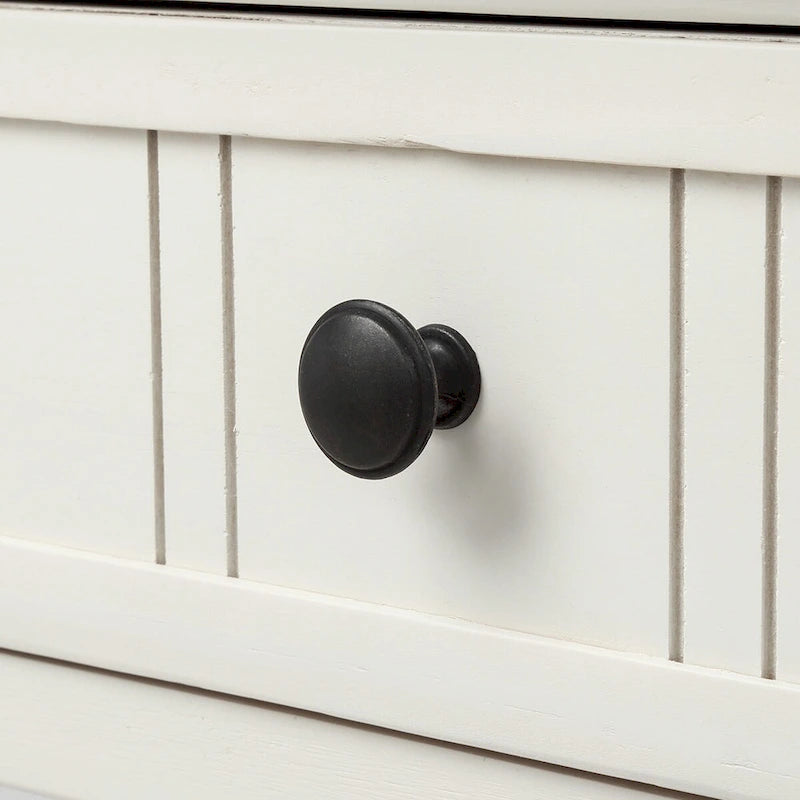 Console de style traditionnel avec deux tiroirs et une étagère inférieure